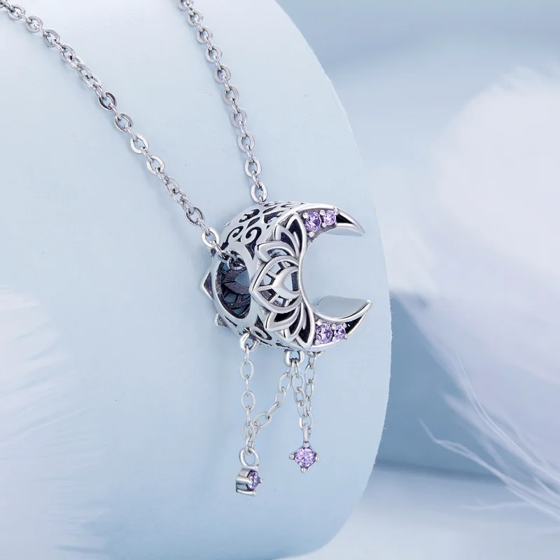 (Bild für) Mond-Quasten-Charm im Pandora-Stil - BSC636 - Ansicht 2