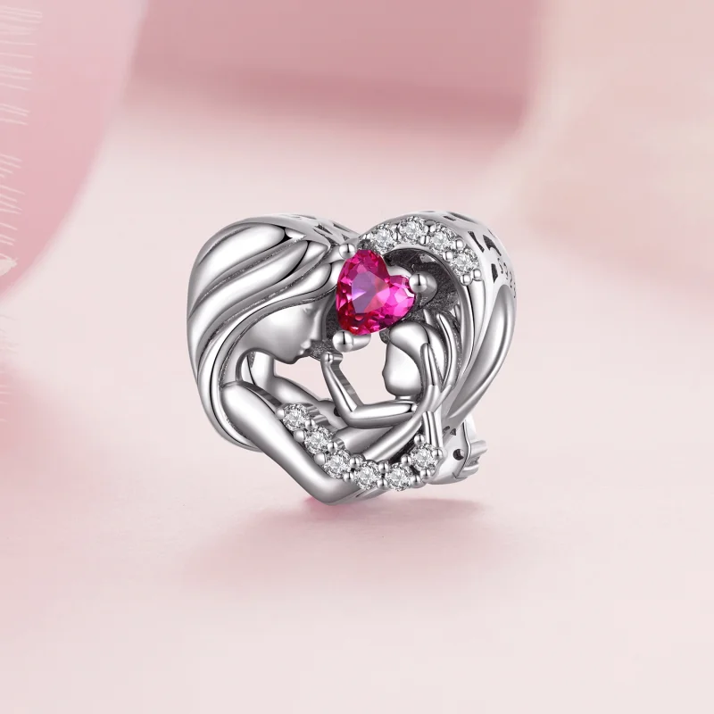 (Bild für) Mutter-Kind-Charm im Pandora-Stil - BSC685 - Ansicht 2