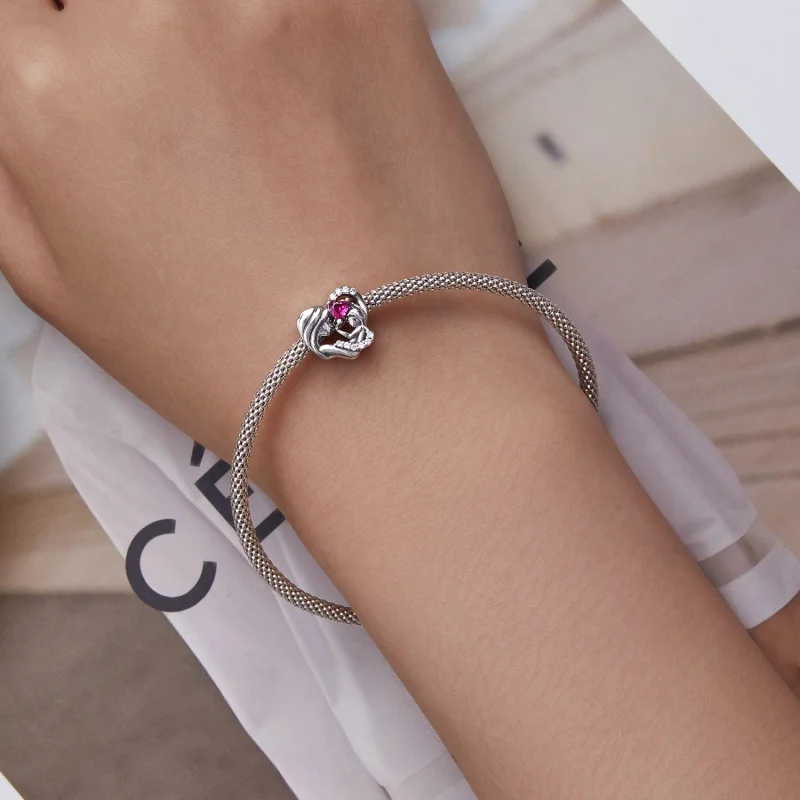 (Bild für) Mutter-Kind-Charm im Pandora-Stil - BSC685 - Ansicht 6
