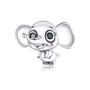 (Bild für) Niedlicher Baby-Elefant-Charm im Pandora-Stil - SCC1646