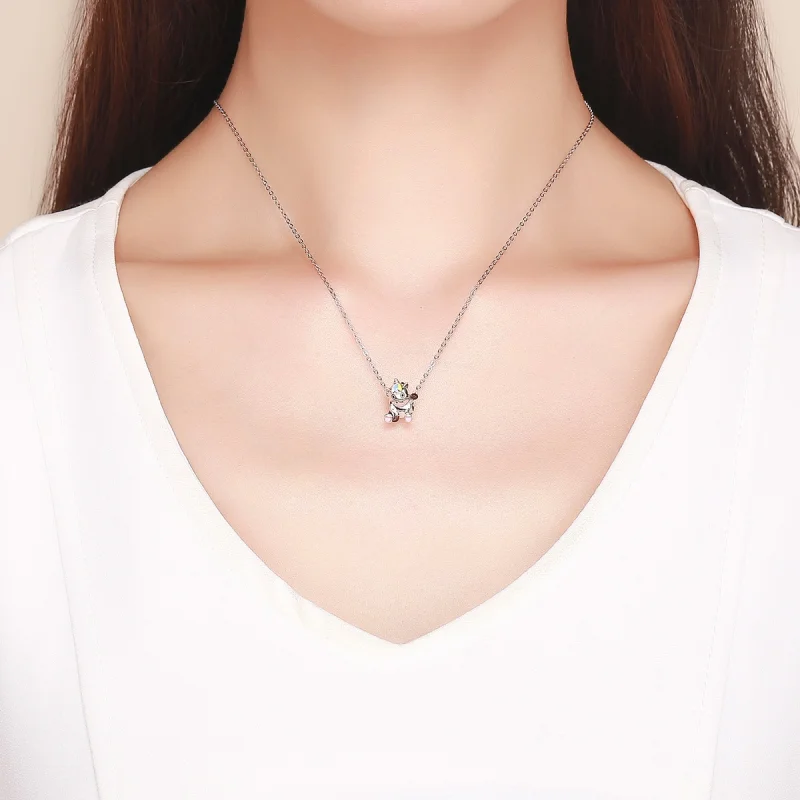 (Bild für) Niedlicher Einhorn-Charm im Pandora-Stil - BSC041 - Ansicht 5