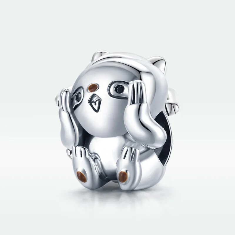 (Bild für) Niedlicher Faultier-Charm aus Silber im Pandora-Stil - SCC1698 - Ansicht 5