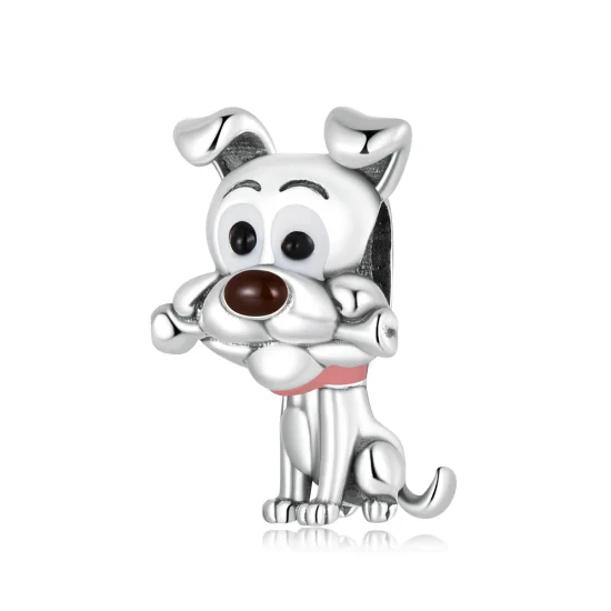 (Bild für) Niedlicher Hunde-Charm im Pandora-Stil - SCC2121