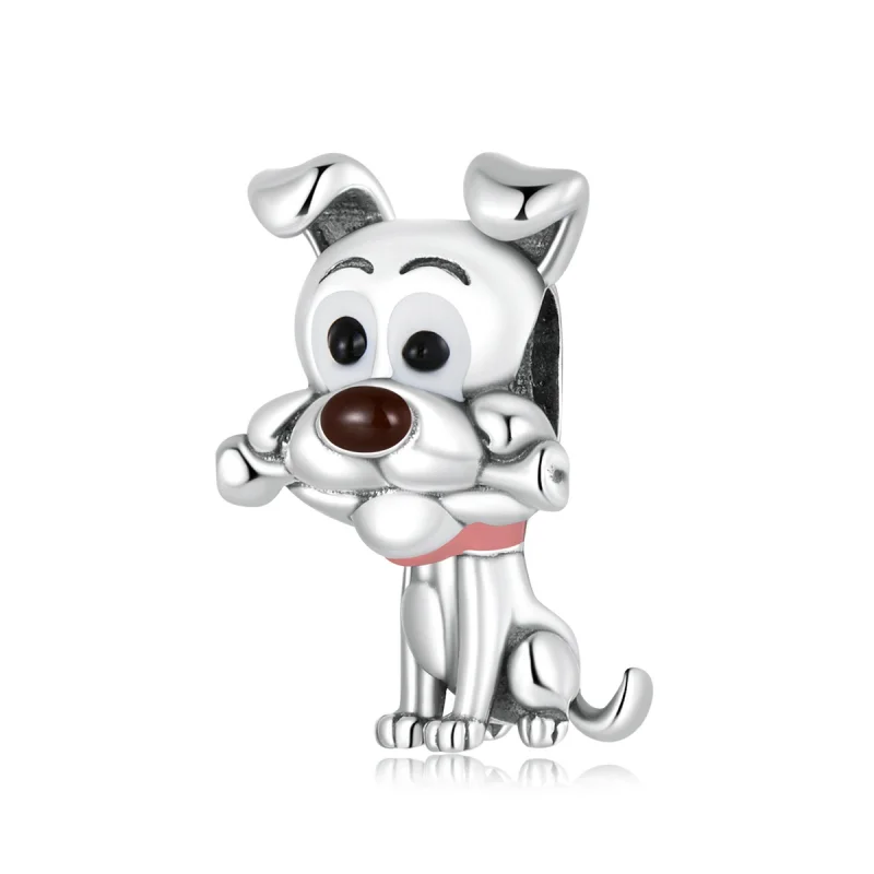 (Bild für) Niedlicher Hunde-Charm im Pandora-Stil - SCC2121