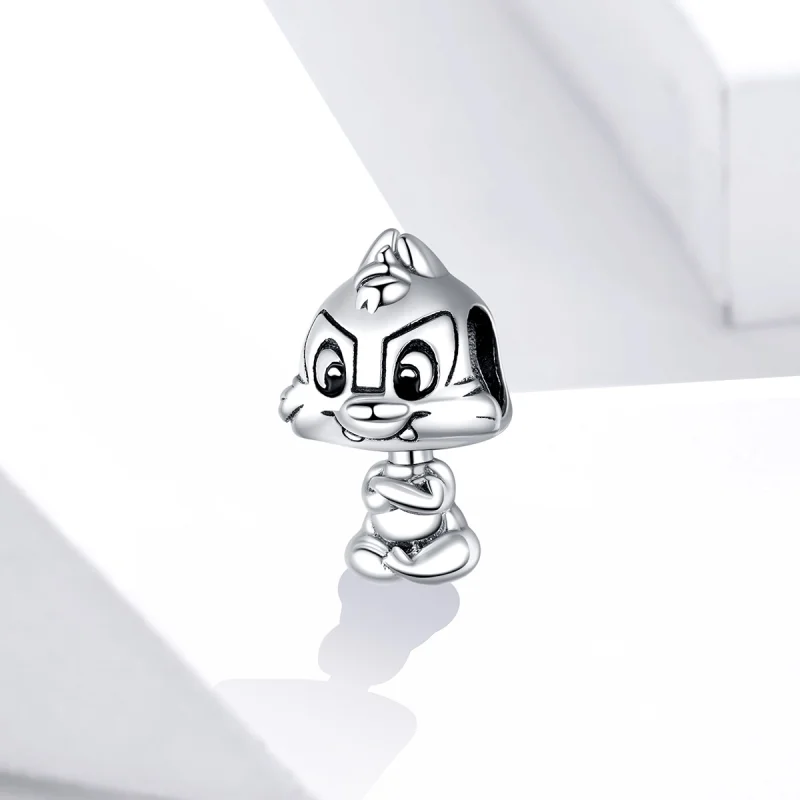 (Bild für) Niedlicher kleiner Eichhörnchen-Charm im Pandora-Stil - BSC323 - Ansicht 2