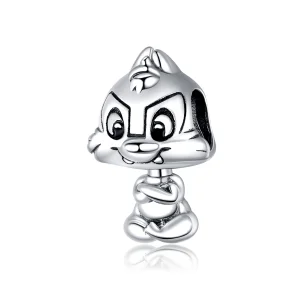 (Bild für) Niedlicher kleiner Eichhörnchen-Charm im Pandora-Stil - BSC323