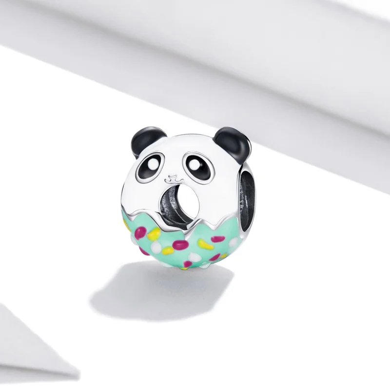 (Bild für) Panda-Donuts-Charm im Pandora-Stil - SCC1875 - Ansicht 2