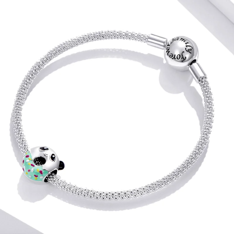 (Bild für) Panda-Donuts-Charm im Pandora-Stil - SCC1875 - Ansicht 3