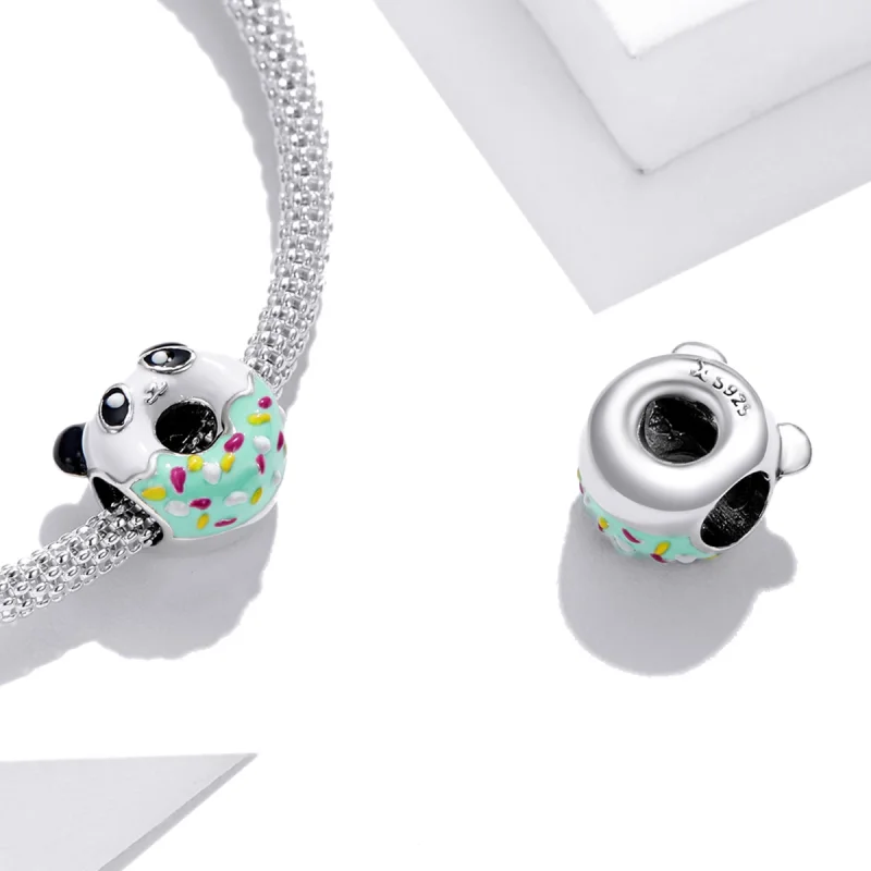 (Bild für) Panda-Donuts-Charm im Pandora-Stil - SCC1875 - Ansicht 4
