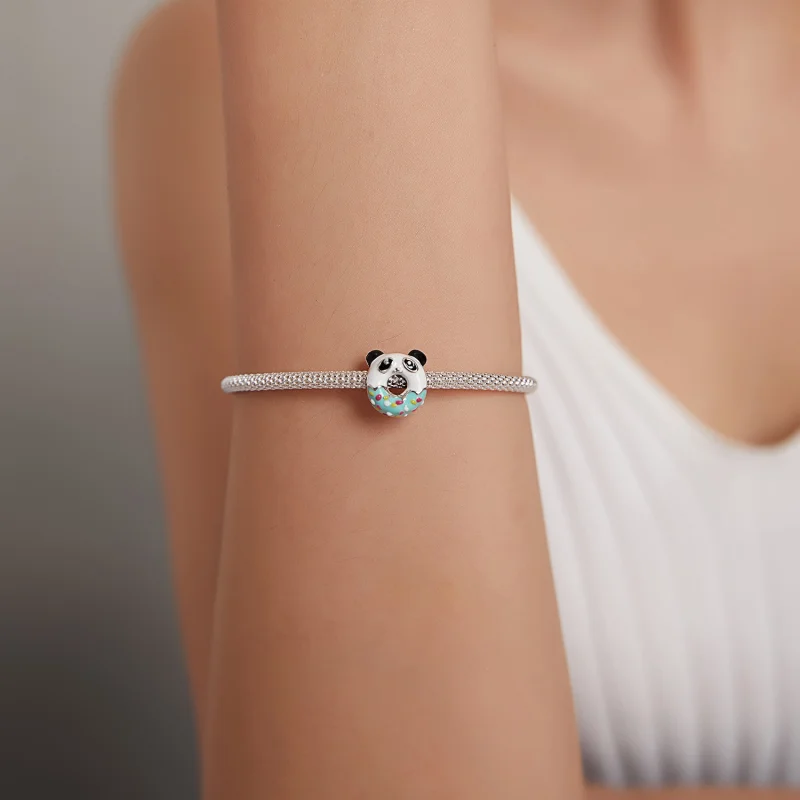 (Bild für) Panda-Donuts-Charm im Pandora-Stil - SCC1875 - Ansicht 5