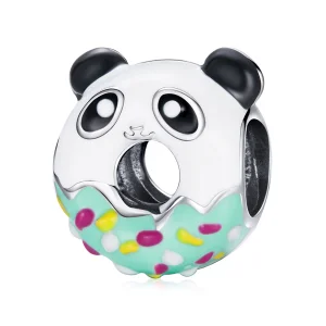 (Bild für) Panda-Donuts-Charm im Pandora-Stil - SCC1875