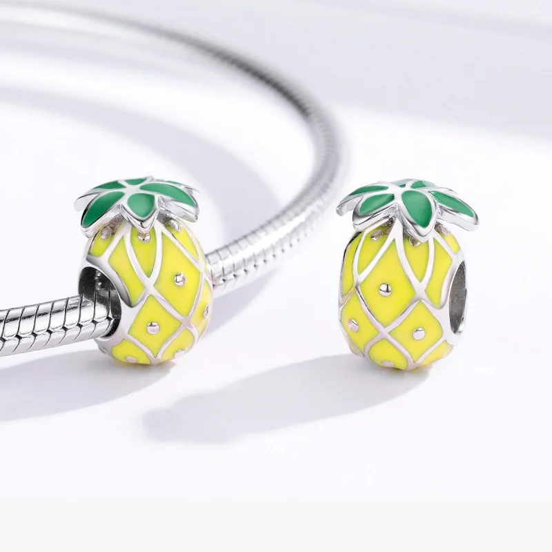 (Bild für) Pandora Ananas Charm - BSC128 - Ansicht 3