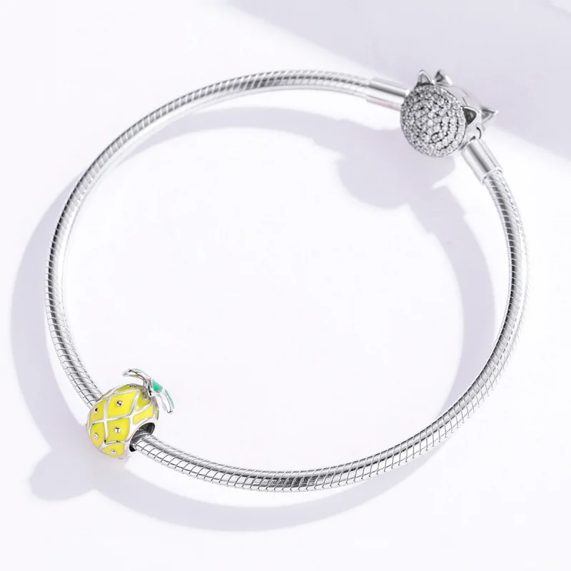 (Bild für) Pandora Ananas Charm - BSC128 - Ansicht 4