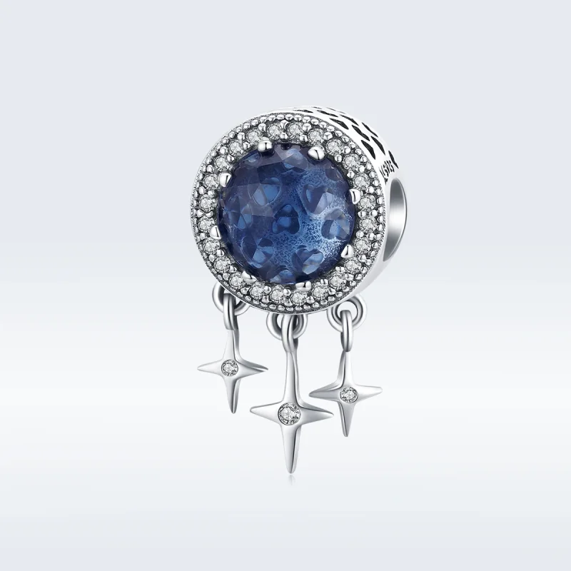 (Bild für) Pandora Charm Blau Silber - SCC1432 - Ansicht 5