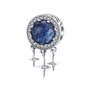 (Bild für) Pandora Charm Blau Silber - SCC1432