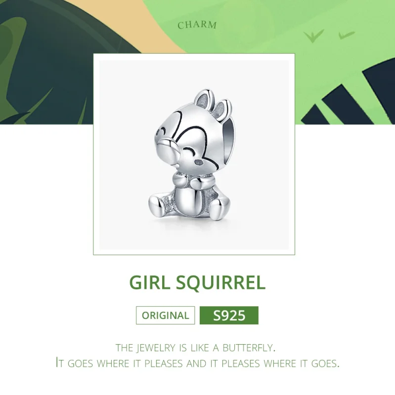 (Bild für) Pandora Charm Eichhörnchen - SCC1869 - Ansicht 6