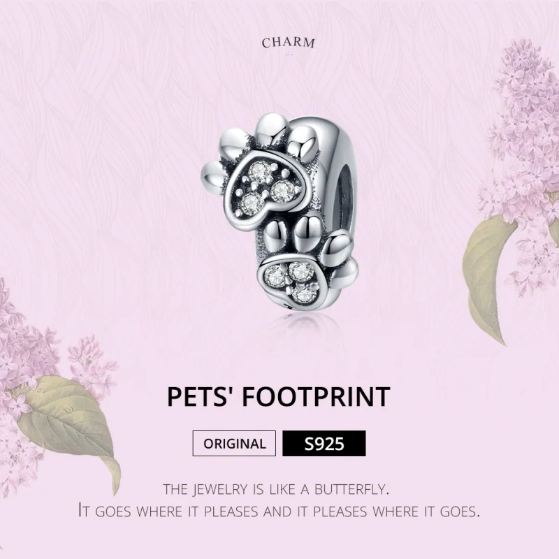 (Bild für) Pandora Charm Katzenpfote - SCC1312 - Ansicht 3