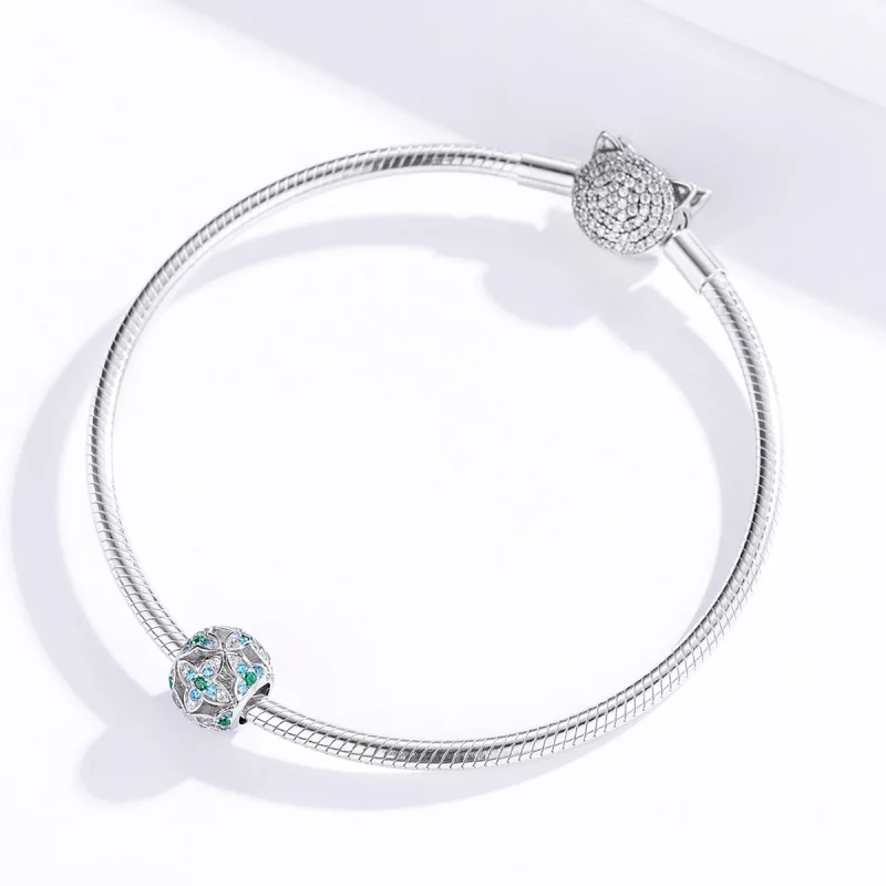 (Bild für) Pandora Charm Kleeblatt Silber - BSC115 - Ansicht 3