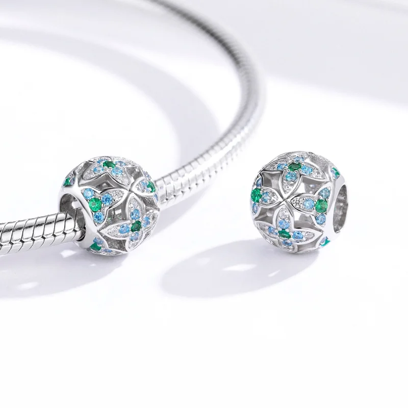 (Bild für) Pandora Charm Kleeblatt Silber - BSC115 - Ansicht 4
