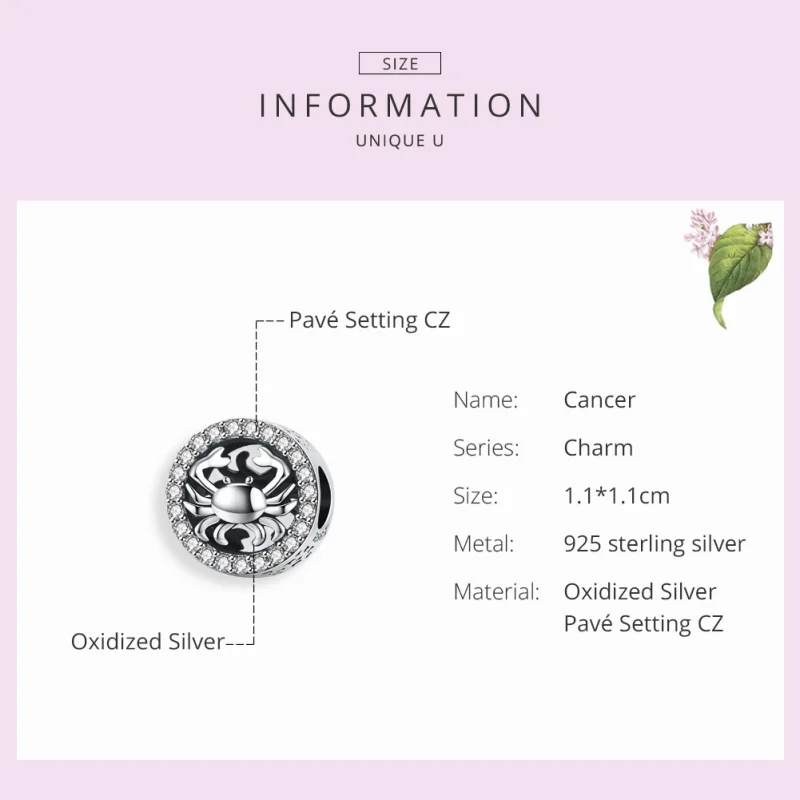(Bild für) Pandora Charm Krebs - SCC1213 - Ansicht 4