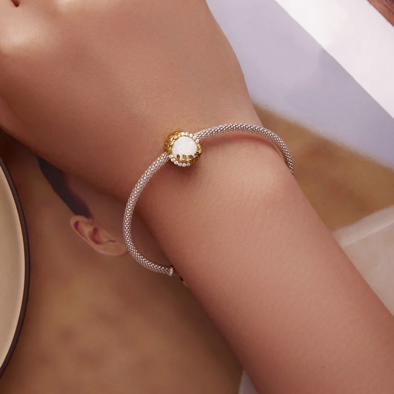 (Bild für) Pandora Charm Opal - BSC671 - Ansicht 6