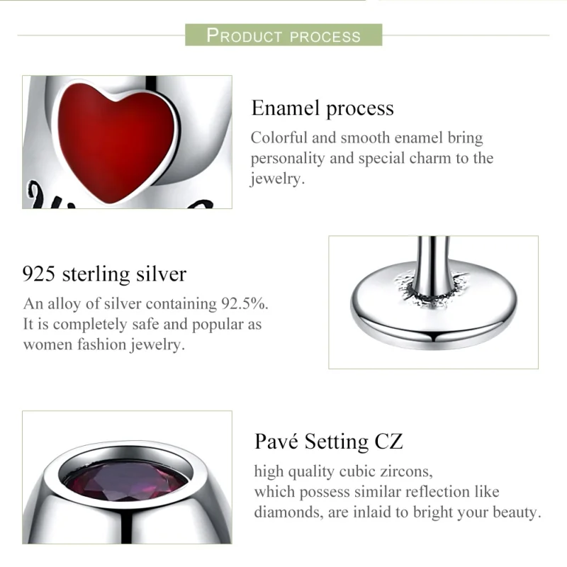 (Bild für) Pandora Charm Weinglas - SCC788 - Ansicht 7