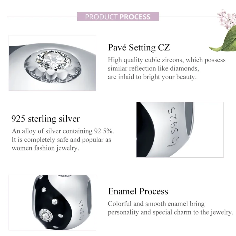 (Bild für) Pandora Charm Yin Yang - BSC192 - Ansicht 8