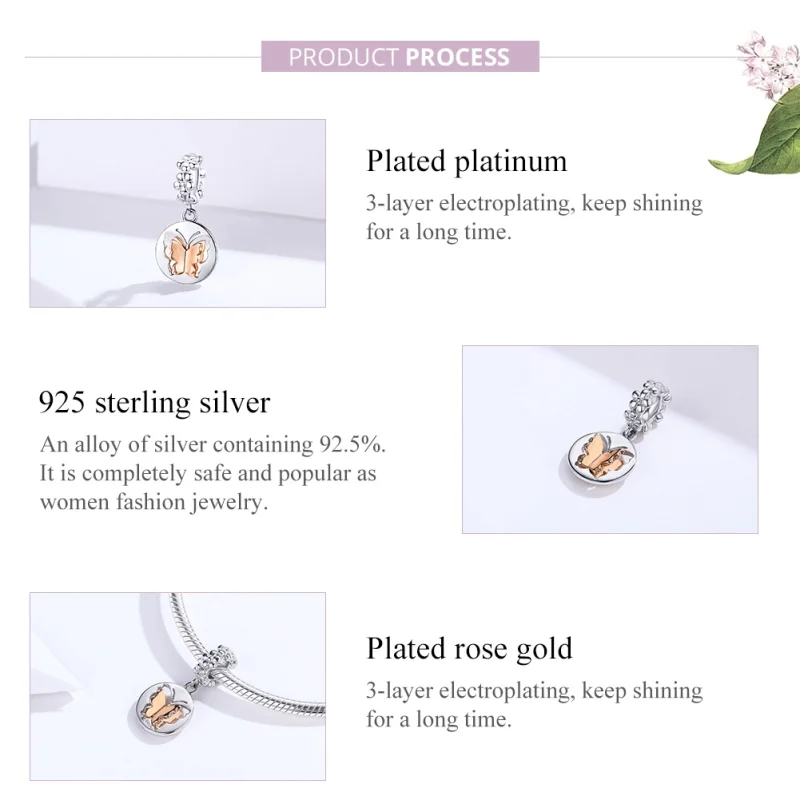 (Bild für) Pandora Charms Gold Silber - SCC1250 - Ansicht 2