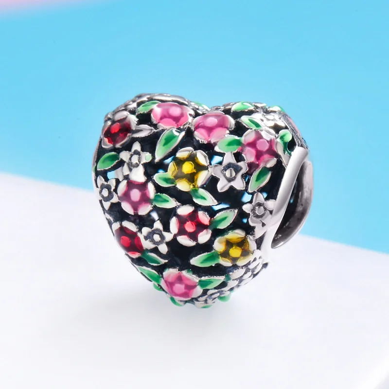 (Bild für) Pandora-Stil Silber „Das Tal der Windblumen“-Charm - SCC646 - Ansicht 3