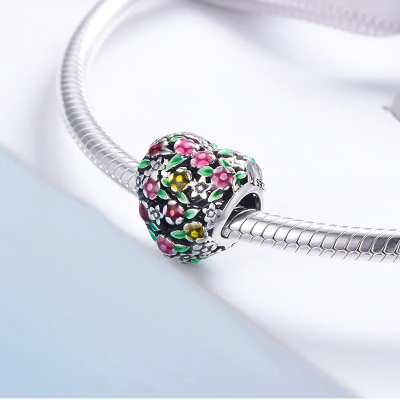 (Bild für) Pandora-Stil Silber „Das Tal der Windblumen“-Charm - SCC646 - Ansicht 4