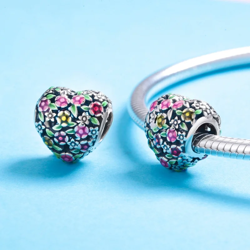 (Bild für) Pandora-Stil Silber „Das Tal der Windblumen“-Charm - SCC646 - Ansicht 5