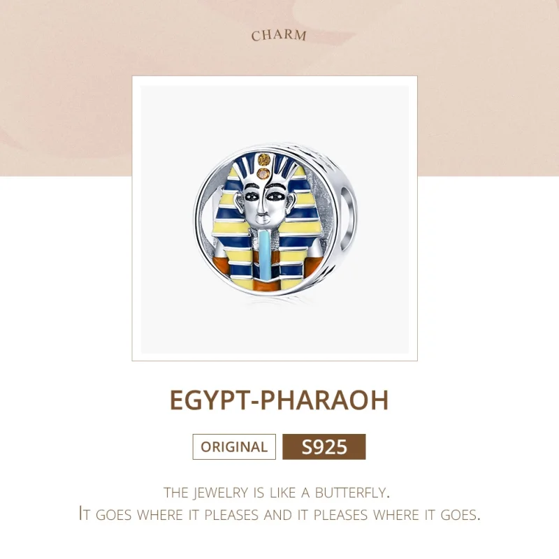 (Bild für) Pandora-Stil Silber Ägypten - SCC1858 - Ansicht 5