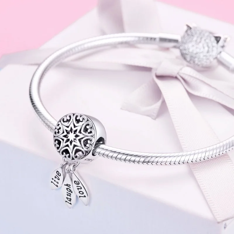 (Bild für) Pandora-Stil Silber „The Life“-Charm - SCC1128 - Ansicht 4