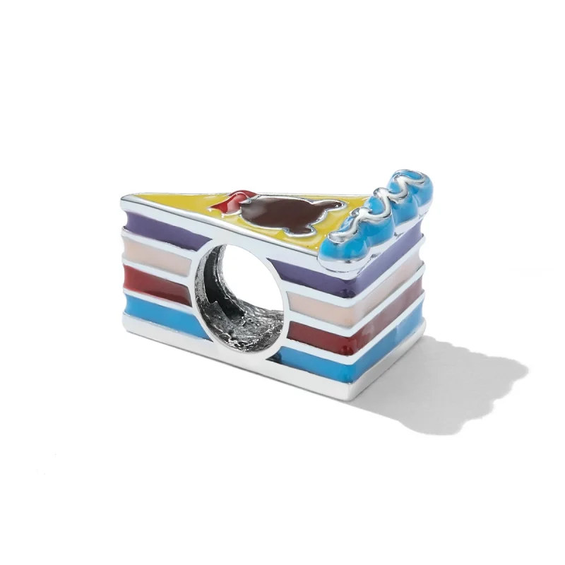 (Bild für) Pandora Style Bären-Regenbogen-Kuchen-Charm - SCC2199 - Ansicht 3
