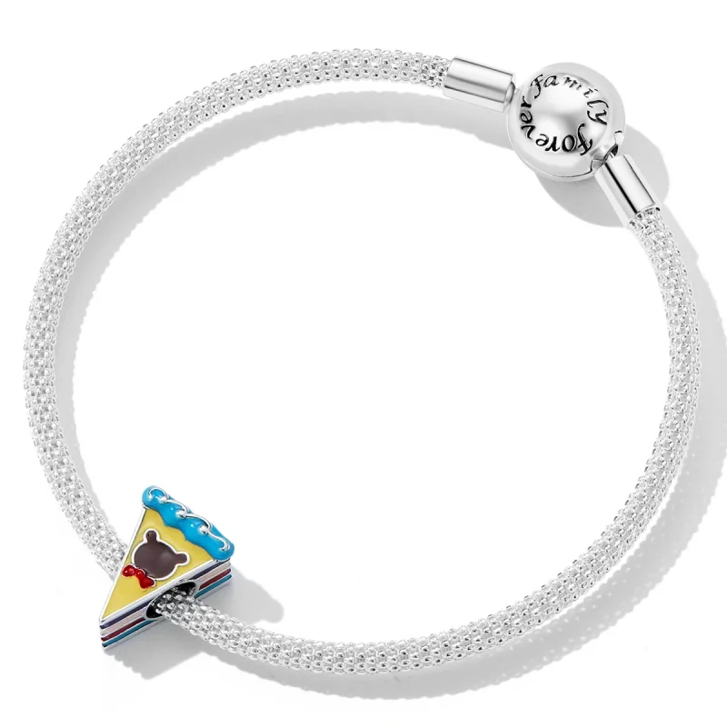 (Bild für) Pandora Style Bären-Regenbogen-Kuchen-Charm - SCC2199 - Ansicht 5