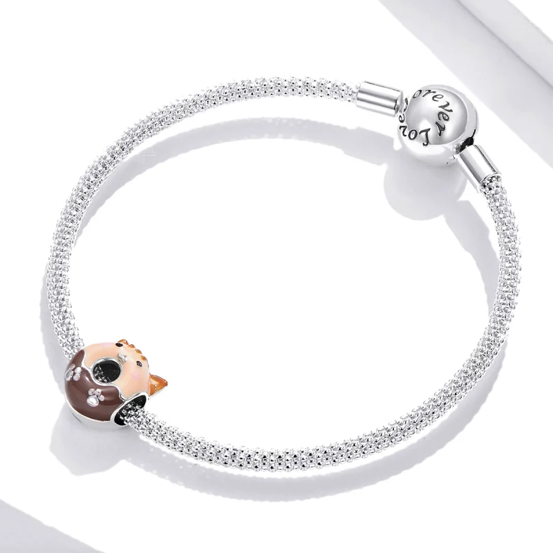 (Bild für) Pandora Style Kitty Donuts Charm - SCC1877 - Ansicht 3