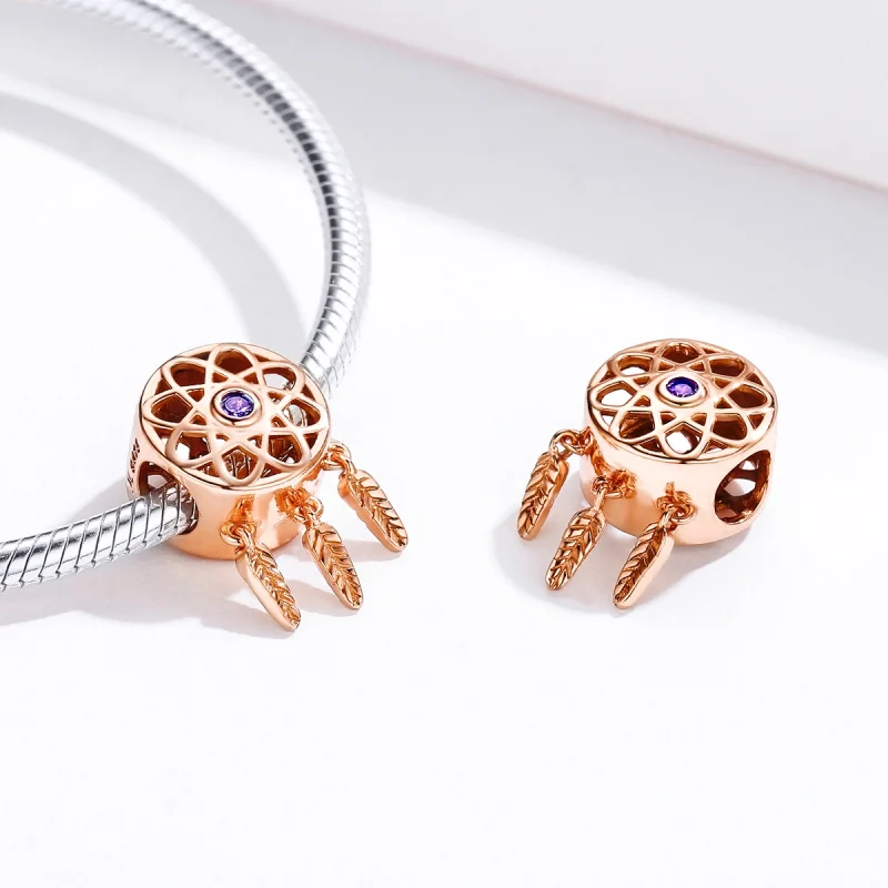 (Bild für) Pandora Style Roségold-Traumfänger-Charm aus Roségold - SCC330-C - Ansicht 2