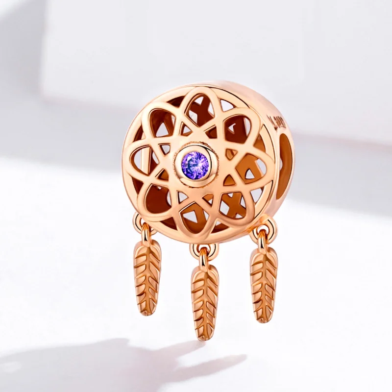 (Bild für) Pandora Style Roségold-Traumfänger-Charm aus Roségold - SCC330-C - Ansicht 3