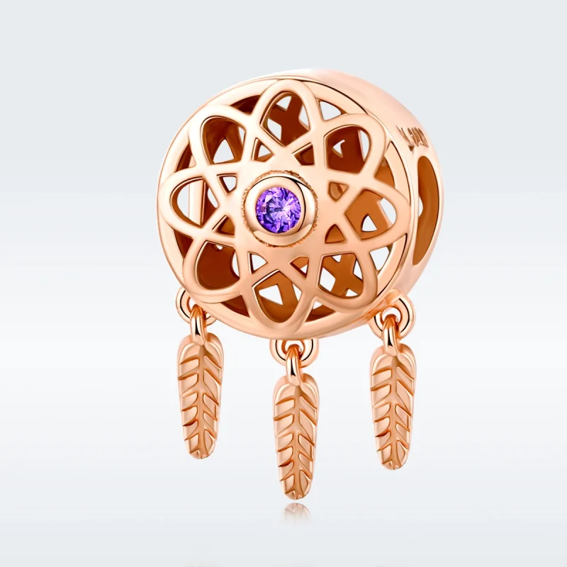 (Bild für) Pandora Style Roségold-Traumfänger-Charm aus Roségold - SCC330-C - Ansicht 5