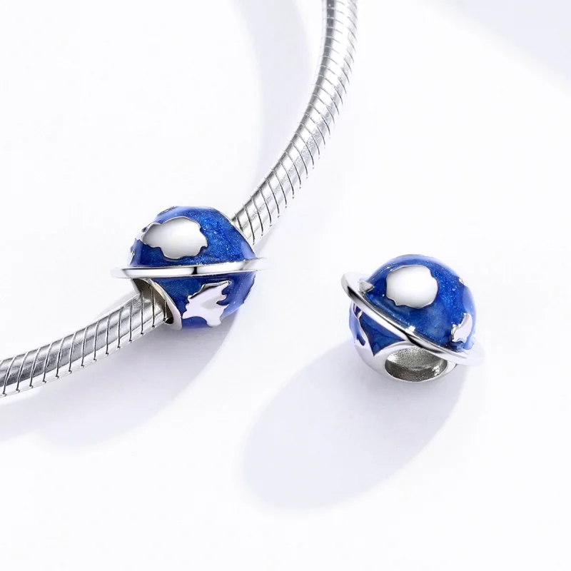 (Bild für) Pandora Style Silber „My Amazing Earth“-Charm - BSC162 - Ansicht 4