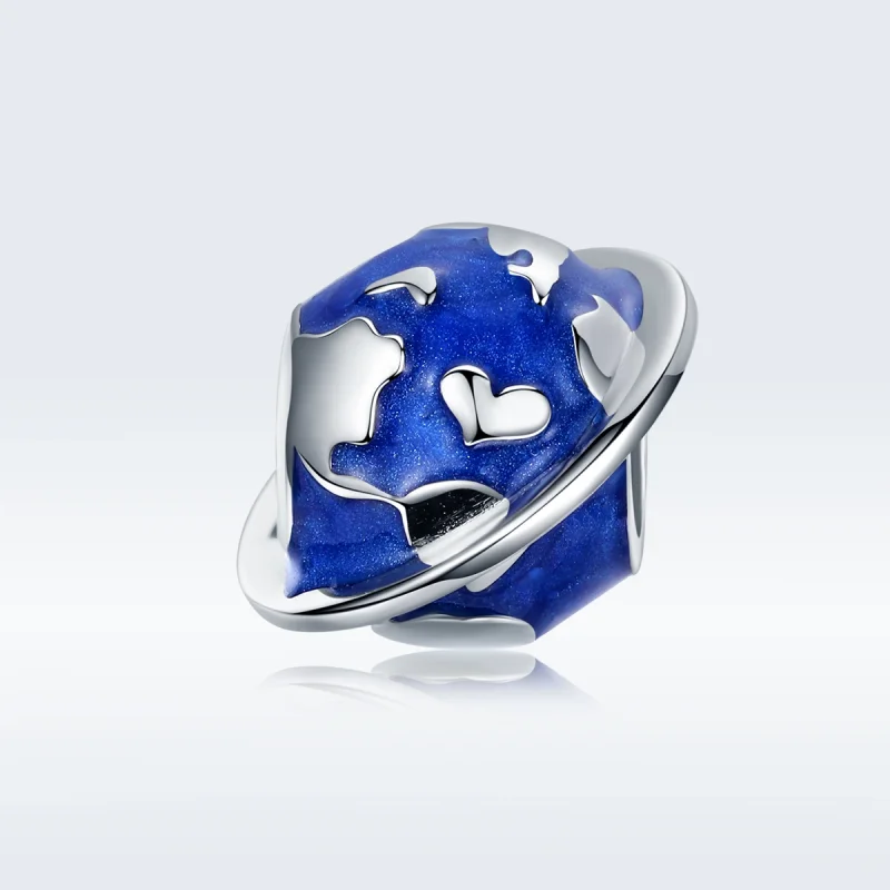 (Bild für) Pandora Style Silber „My Amazing Earth“-Charm - BSC162 - Ansicht 5
