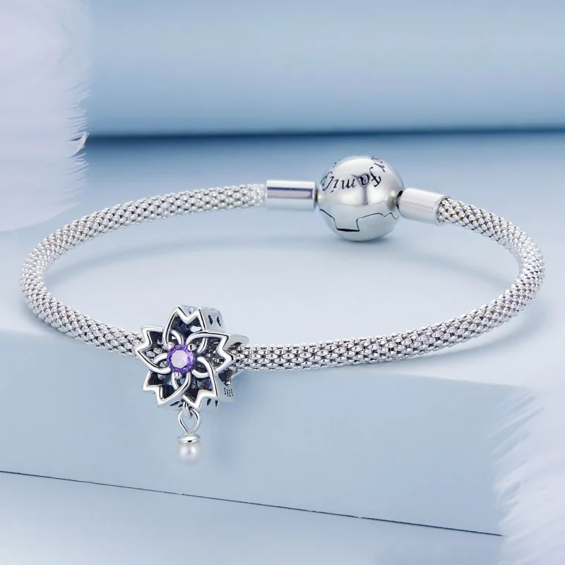 (Bild für) Perlen-Streamer-Charm im Pandora-Stil - BSC637 - Ansicht 3