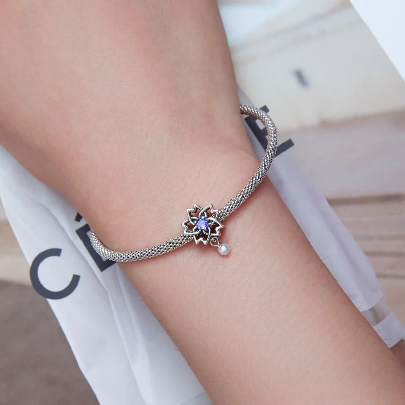 (Bild für) Perlen-Streamer-Charm im Pandora-Stil - BSC637 - Ansicht 4