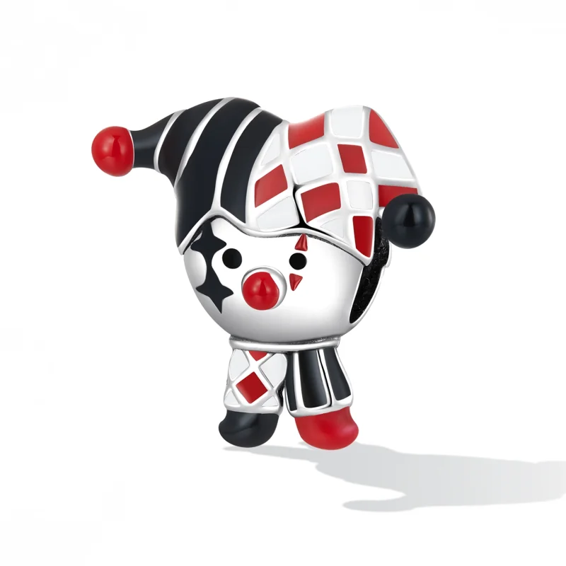 (Bild für) Poker-Clown-Charm im Pandora-Stil - SCC2237 - Ansicht 2