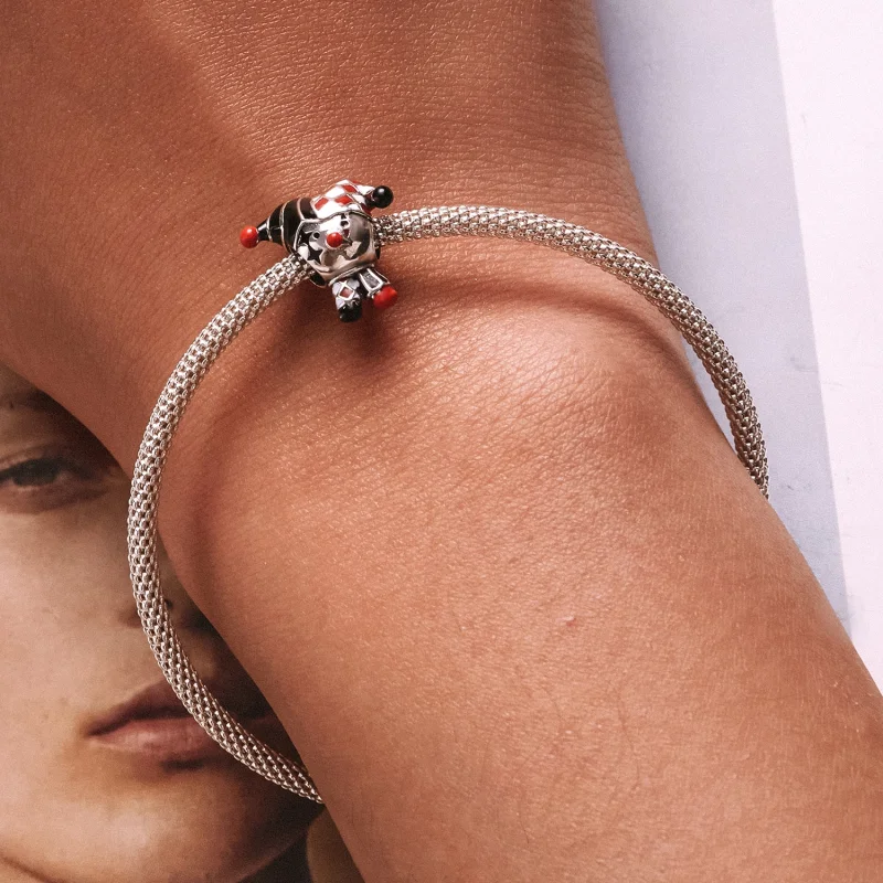 (Bild für) Poker-Clown-Charm im Pandora-Stil - SCC2237 - Ansicht 6