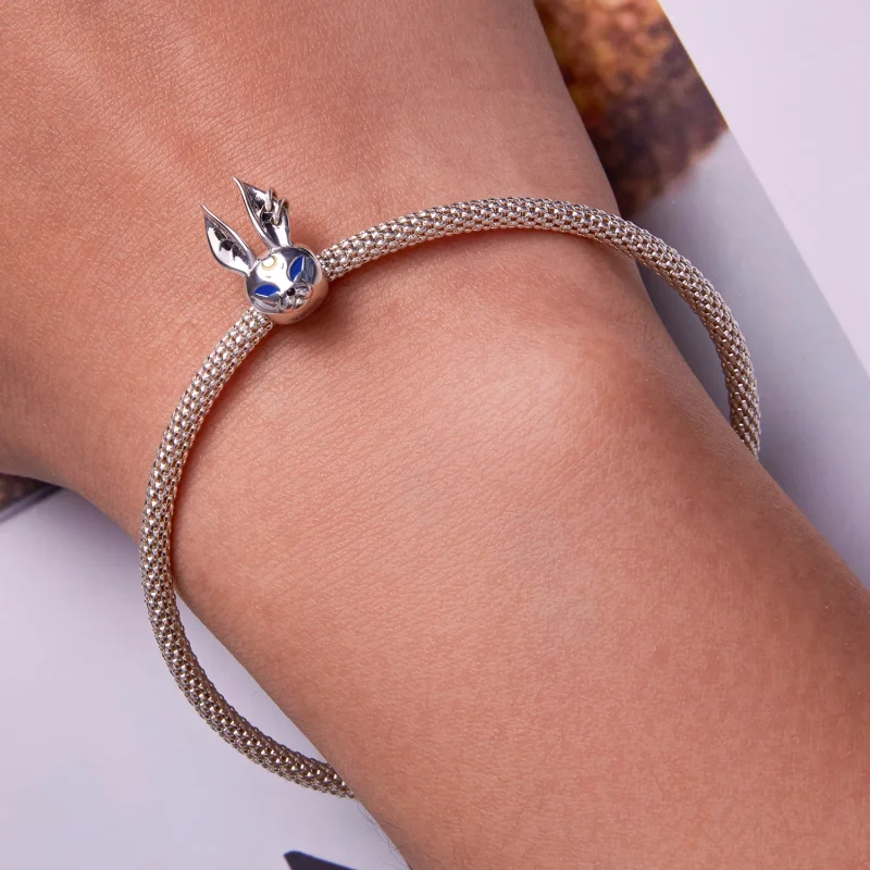 (Bild für) Punk-Wind-Beast-Kaninchen-Charm im Pandora-Stil - SCC2269 - Ansicht 6