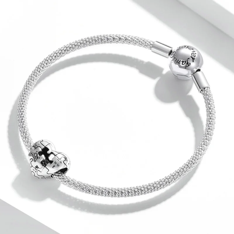(Bild für) Puzzle-Charm im Pandora-Stil - BSC557 - Ansicht 3