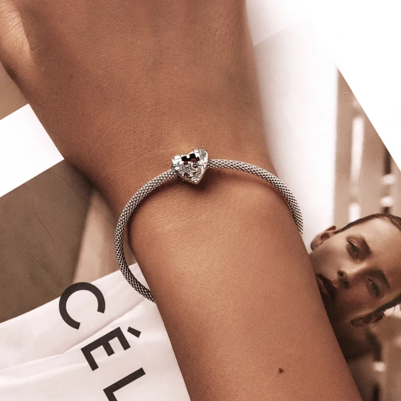 (Bild für) Puzzle-Charm im Pandora-Stil - BSC557 - Ansicht 5