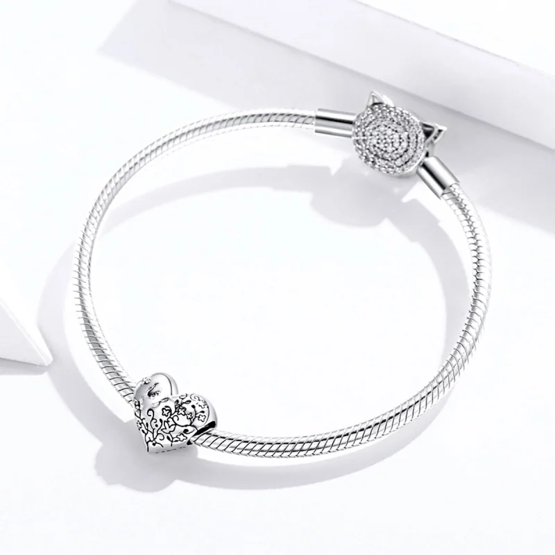 (Bild für) Ranken-Schmetterlings-Charm im Pandora-Stil - SCC1603 - Ansicht 3