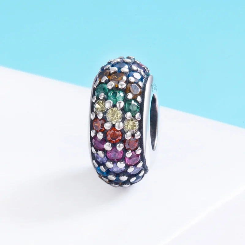 (Bild für) Regenbogen-Charm im Pandora-Stil - SCC583 - Ansicht 3
